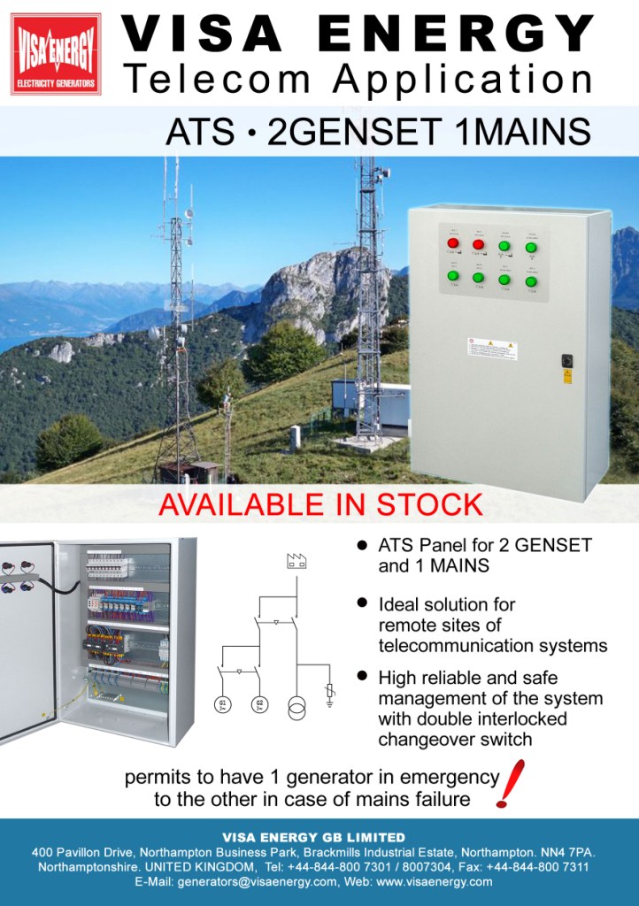 Telecom Panel For Generating Sets